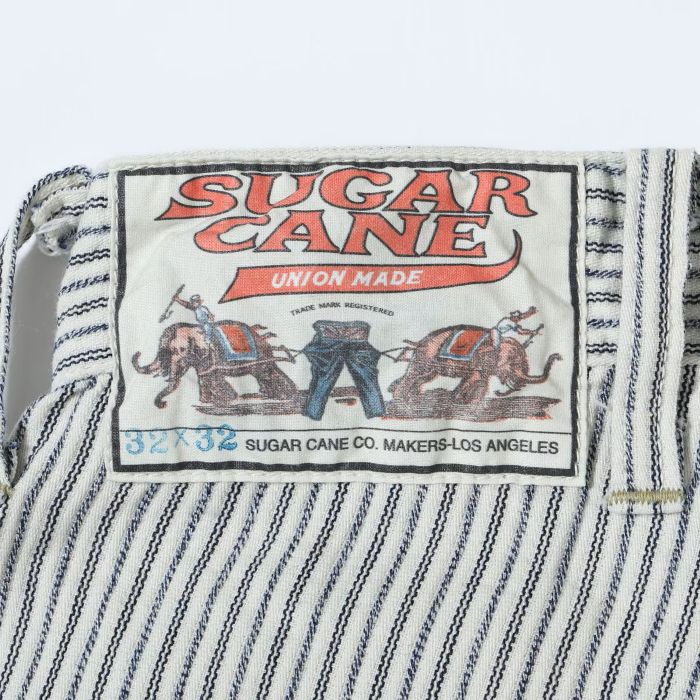 Lot No. SC42649 / FICTION ROMANCE 8oz. INDIGO STRIPE WORK PANTS