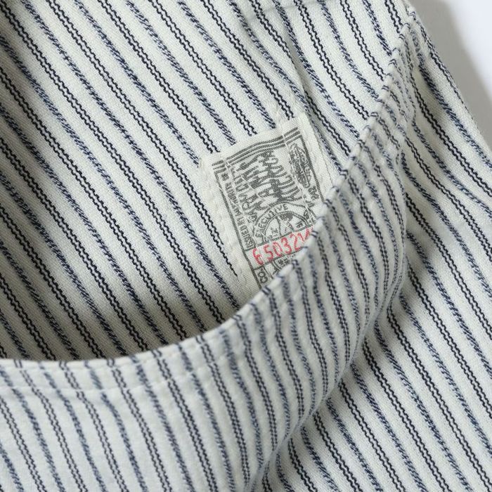 Lot No. SC42649 / FICTION ROMANCE 8oz. INDIGO STRIPE WORK PANTS
