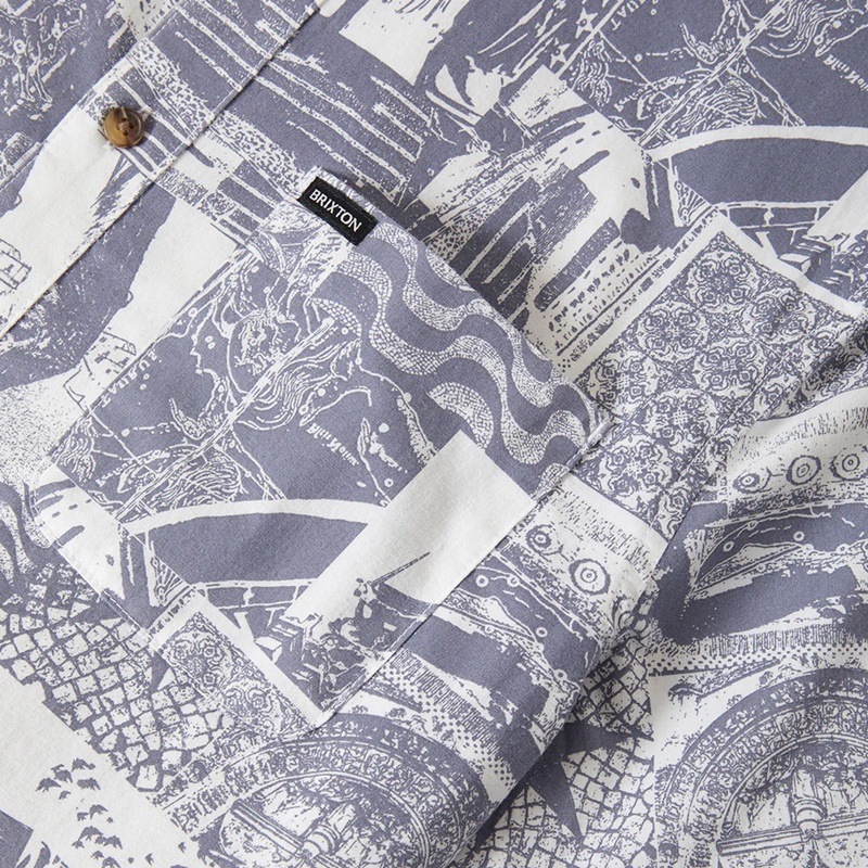 CHARTER PRINT S/S WVN