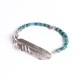 WHEEL FEATHER BRACELET