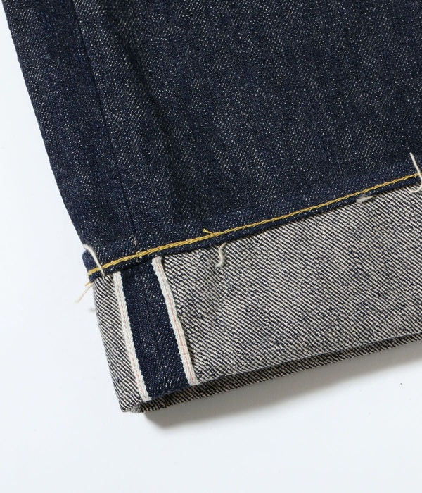 Lot No. SC49001 / SUGAR CANE Super Denim Collectibles #01 14oz. BLUE DENIM WAIST OVERALLS S1945 MODEL