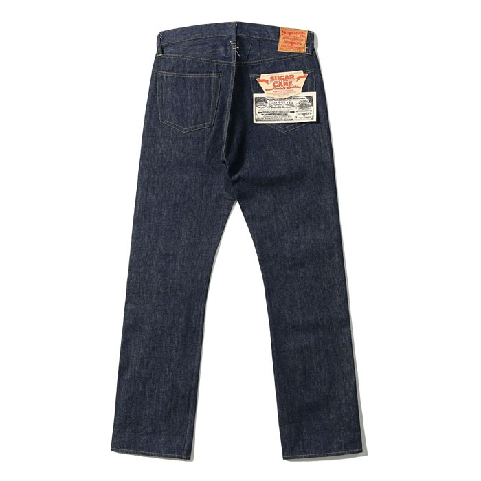 Lot No. SC49001 / SUGAR CANE Super Denim Collectibles #01 14oz. BLUE DENIM WAIST OVERALLS S1945 MODEL
