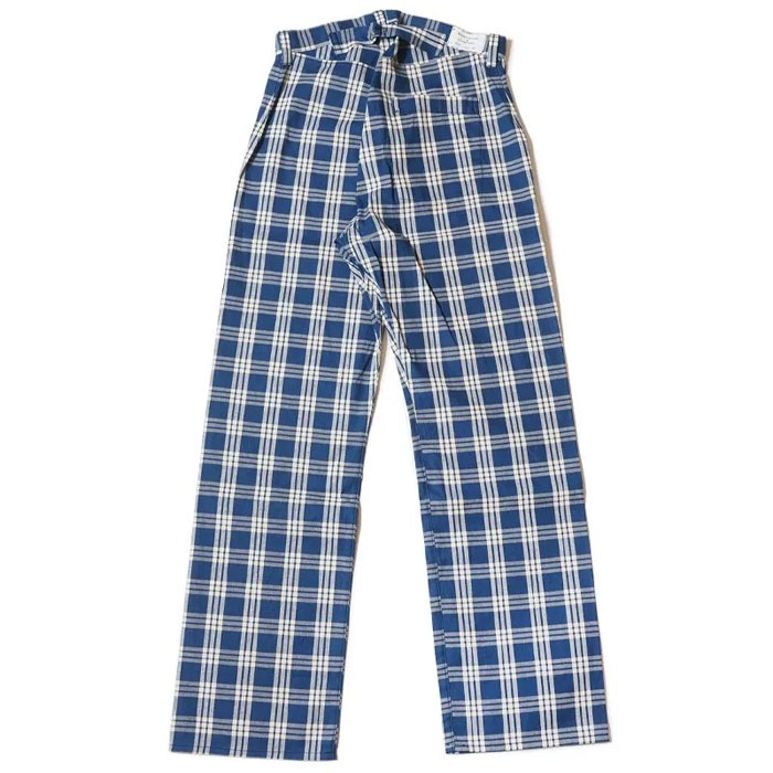 Lot 1237 1900��S INDIGO BLUE and WHITE CHECK WAIST OVERALL