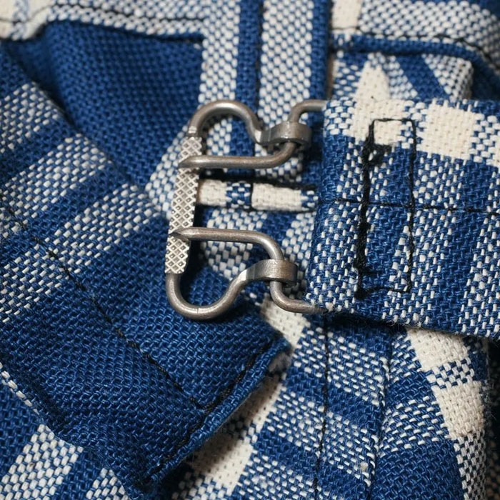 Lot 1237 1900��S INDIGO BLUE and WHITE CHECK WAIST OVERALL