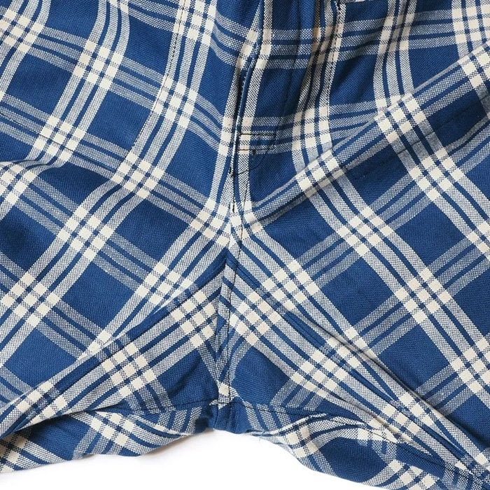 Lot 1237 1900��S INDIGO BLUE and WHITE CHECK WAIST OVERALL