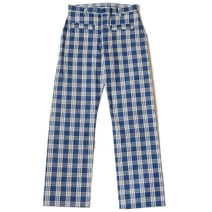 Lot 1237 1900��S INDIGO BLUE and WHITE CHECK WAIST OVERALL