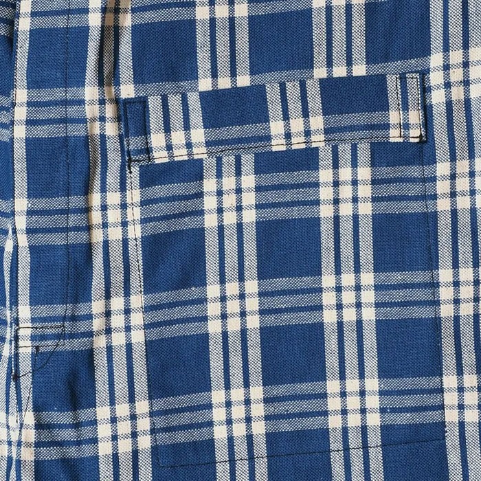 Lot 1237 1900��S INDIGO BLUE and WHITE CHECK WAIST OVERALL