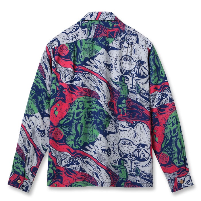 SS29674 / SUN SURF SPECIAL EDITION ��GAUGUIN WOODCUT MYSTIC�� (LONG SLEEVE)