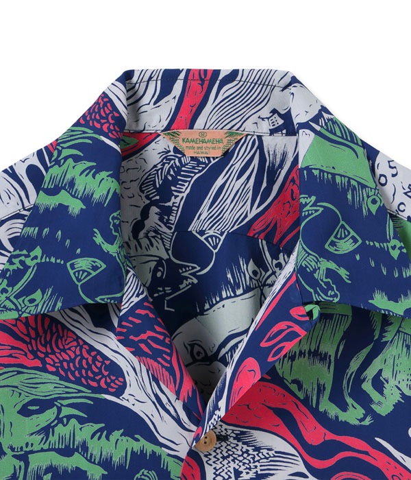 SS29674 / SUN SURF SPECIAL EDITION ��GAUGUIN WOODCUT MYSTIC�� (LONG SLEEVE)