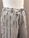 CLASSICAL LINEN STRIPE EASY PANTS LOT1644
