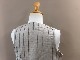 CLASSICAL LINEN STRIPE WORK VEST LOT1643