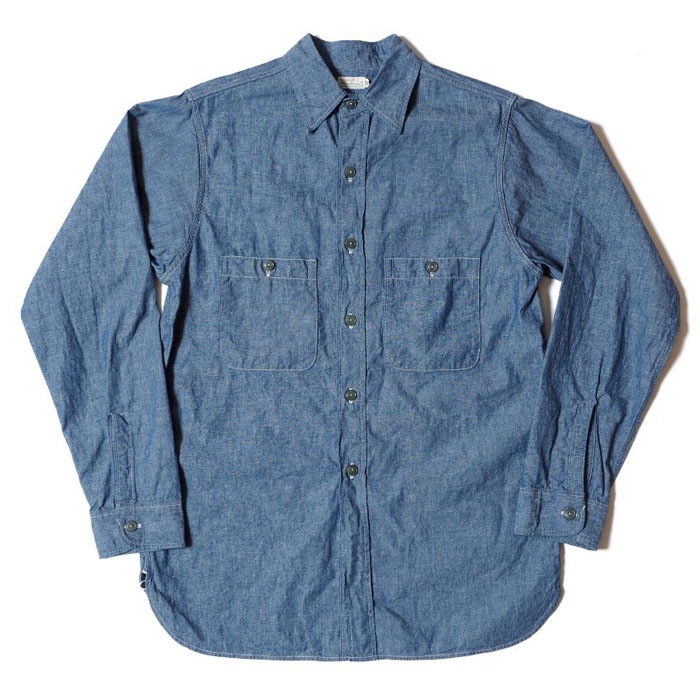 Warehouse シャンブレーシャツ ステンシル USNA Warehouse シャンブレーシャツ ステンシル USNA