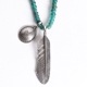 MIDDLE FEATHER SET INDIAN PACIFIC BEADS