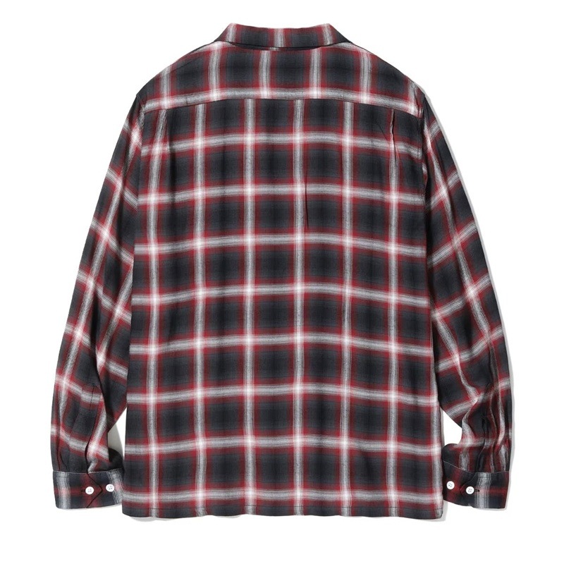Lot No. SC29120 / RAYON OMBRE CHECK OPEN SHIRT