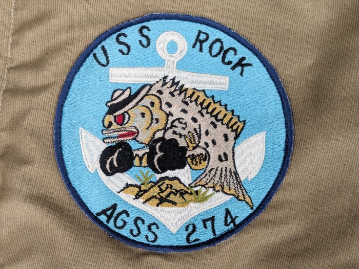 Lot 2181 NAF1168 N-1 WINTER JACKET KHAKI (NXs-1404) USS ROCK AGSS-274 WWII Submarine