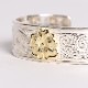 BR-0211 KARAKUSA ROSE BRACELET 18mm WIDE