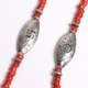 DEADSTOCK ANTIQUE WHITE HEARTS W MORGANBEADS NECKLACE