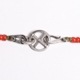 DEADSTOCK ANTIQUE WHITE HEARTS W MORGANBEADS NECKLACE