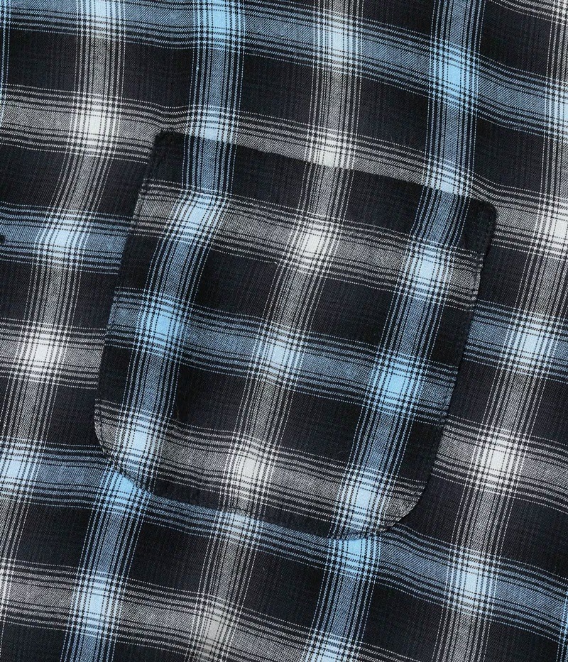 Lot No. SC29683 / RAYON OMBRE CHECK OPEN SHIRT 