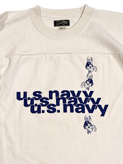 Yonkers Football Tee U.S.NAVY STACK LOGO