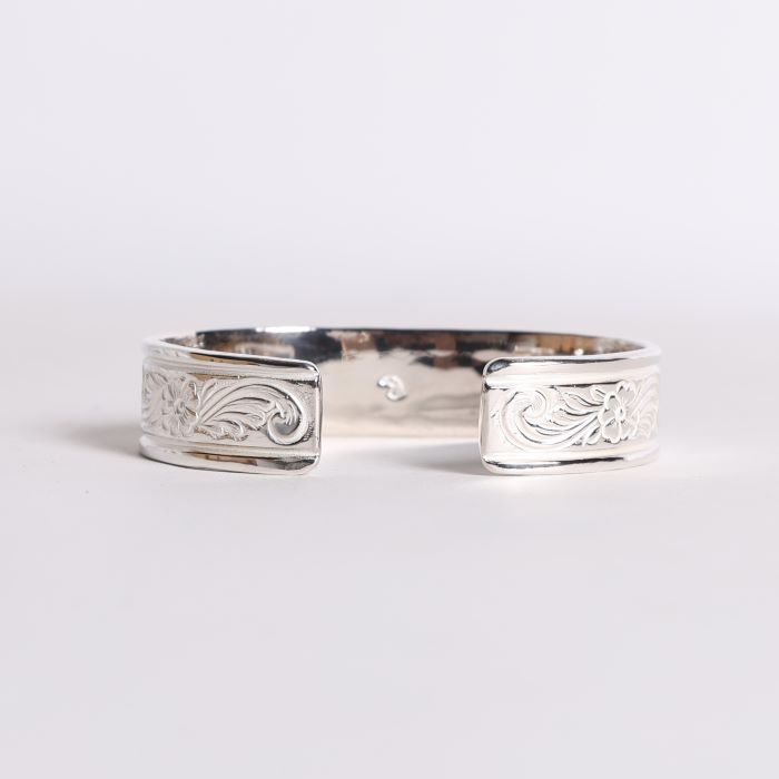 BR-0209 KARAKUSA ROSE BRACELET 13mm WIDE