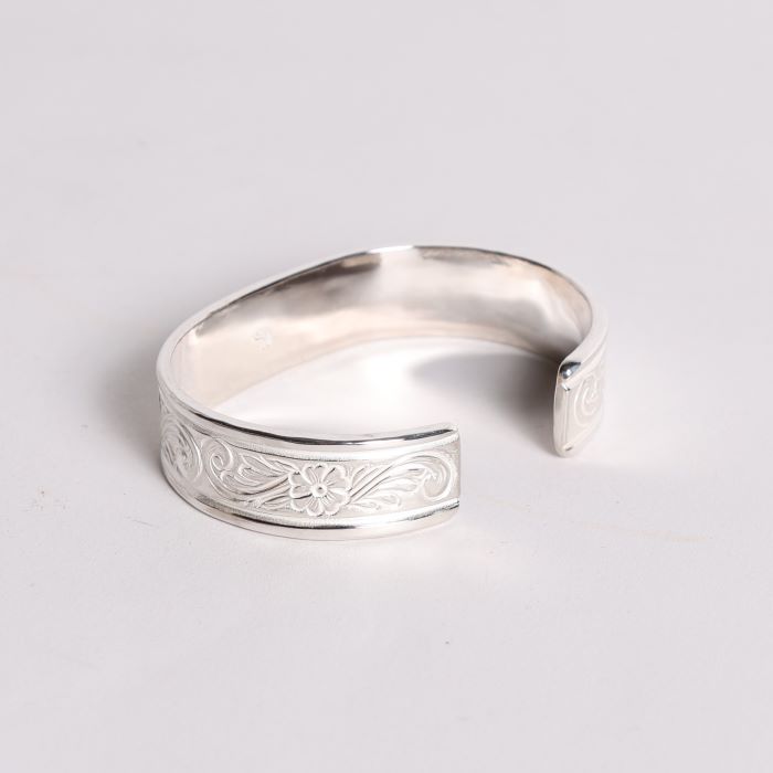 BR-0209 KARAKUSA ROSE BRACELET 13mm WIDE