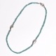 INDIAN PACIFIC BLUE & W PEACEBEADS NECKLACE