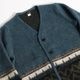 VINTAGE MOHAIR ARGYLE BORDER CARDIGAN