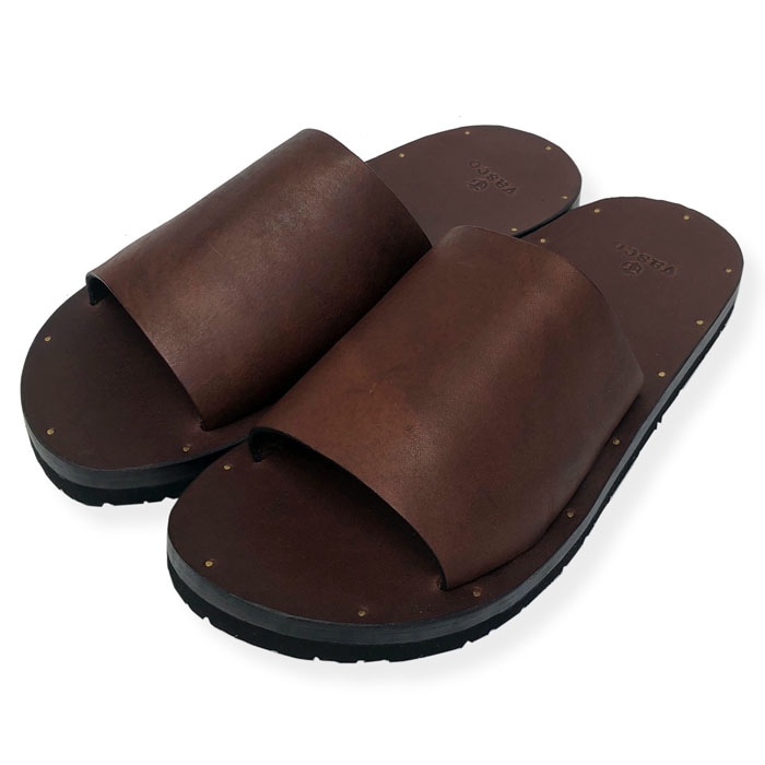 [最終値下げ　希少　新品・未使用　M]　VASCO レザートラベルサンダル 最終値下げ 希少 新品・未使用 M] VASCO レザートラベルサンダル
