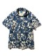 GOST2307 RETRO FLOWER PILE OPEN SHIRT