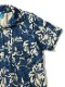 GOST2307 RETRO FLOWER PILE OPEN SHIRT