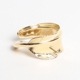 EFRG-0031-18K 18K GOLD NATABANE FEATHER RING
