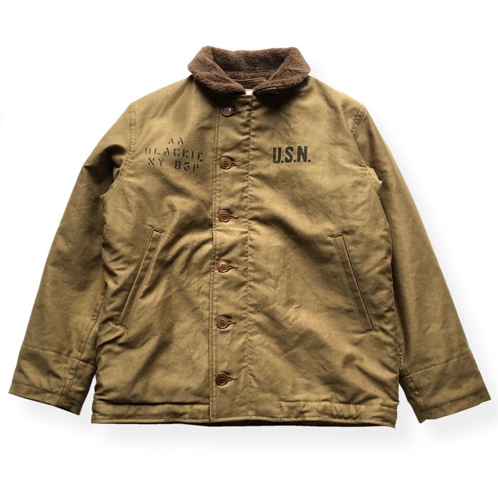 ORIGINAL OBSERVER JACKET(N-1 WW2 MODEL)"U.S.C.G.C.ANTARCTIC SUPPORT"