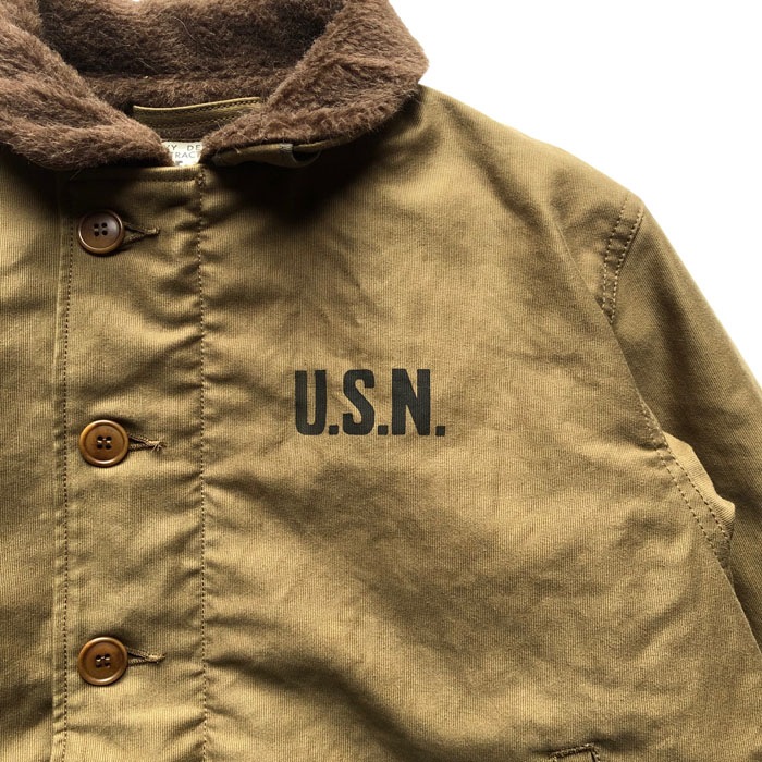 ORIGINAL OBSERVER JACKET(N-1 WW2 MODEL)"U.S.C.G.C.ANTARCTIC SUPPORT"