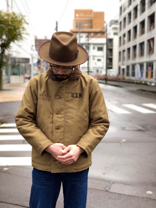 ORIGINAL OBSERVER JACKET(N-1 WW2 MODEL)"U.S.C.G.C.ANTARCTIC SUPPORT"