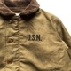 ORIGINAL OBSERVER JACKET(N-1 WW2 MODEL)"U.S.C.G.C.ANTARCTIC SUPPORT"