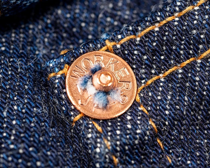 Lot 819 BLANKET LINED 13.75oz INDIGO DENIM/WOOL BLANKET