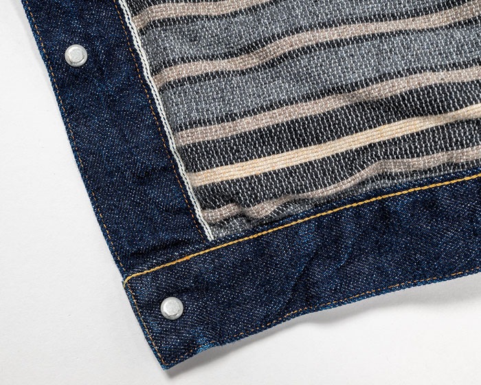 Lot 819 BLANKET LINED 13.75oz INDIGO DENIM/WOOL BLANKET