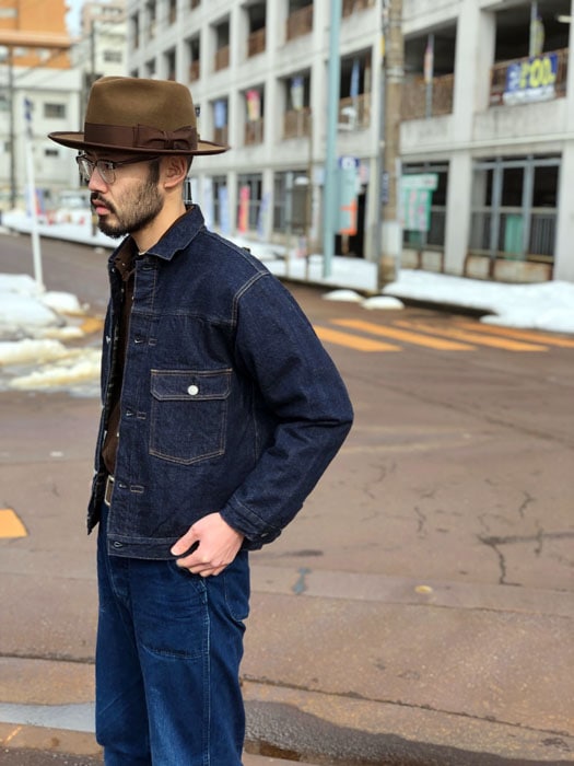 Lot 819 BLANKET LINED 13.75oz INDIGO DENIM/WOOL BLANKET