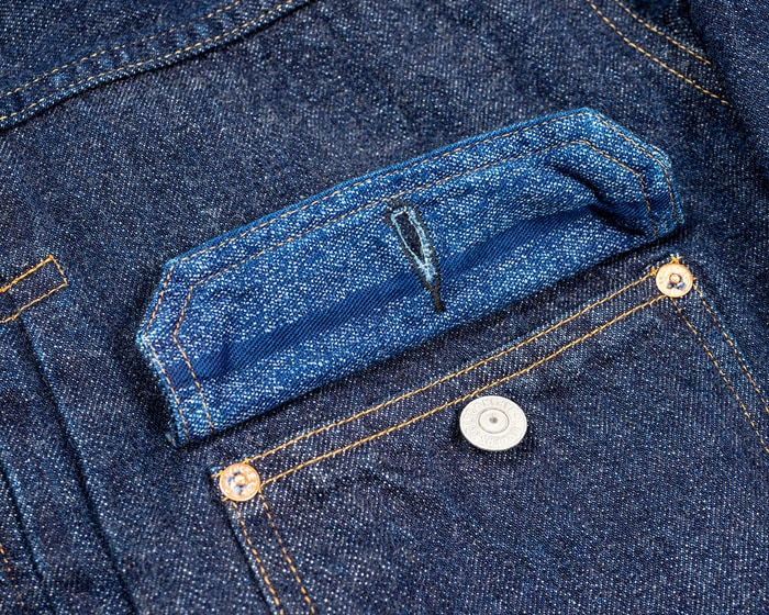 Lot 819 BLANKET LINED 13.75oz INDIGO DENIM/WOOL BLANKET