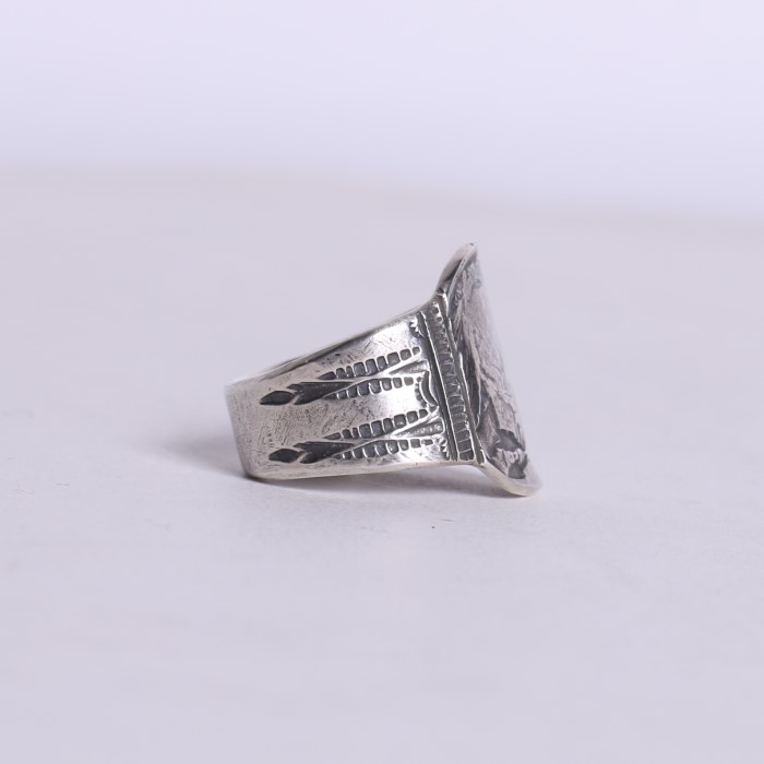 C-2 INDIAN SKULL RING M