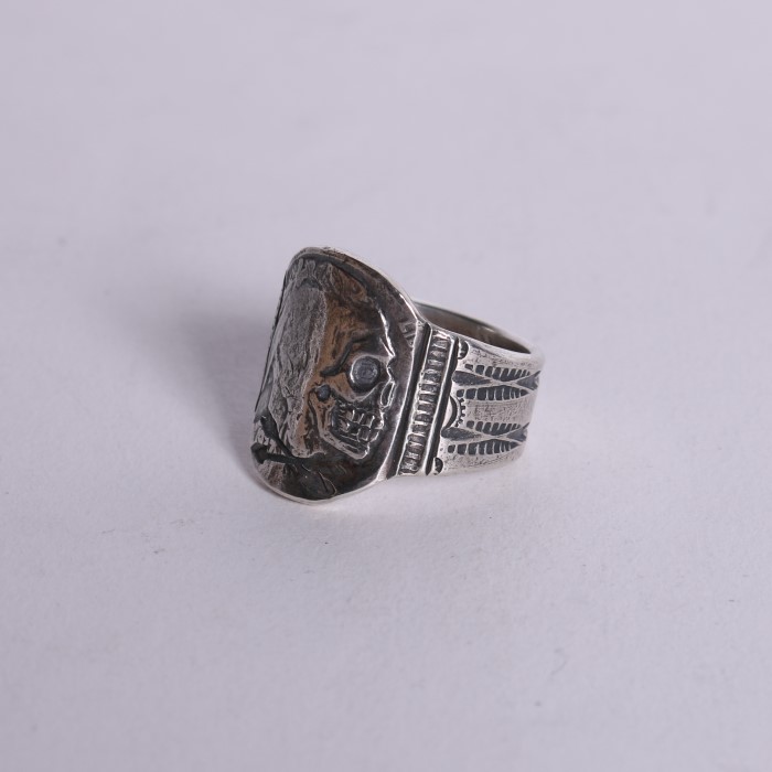 C-2 INDIAN SKULL RING M