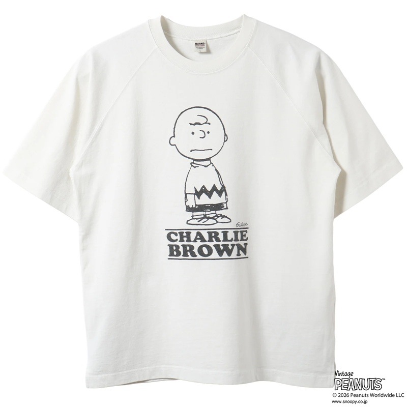 ��CHARLIE BROWN��Raglan S/S Print T-shirt��SpecialItem��BR-26216