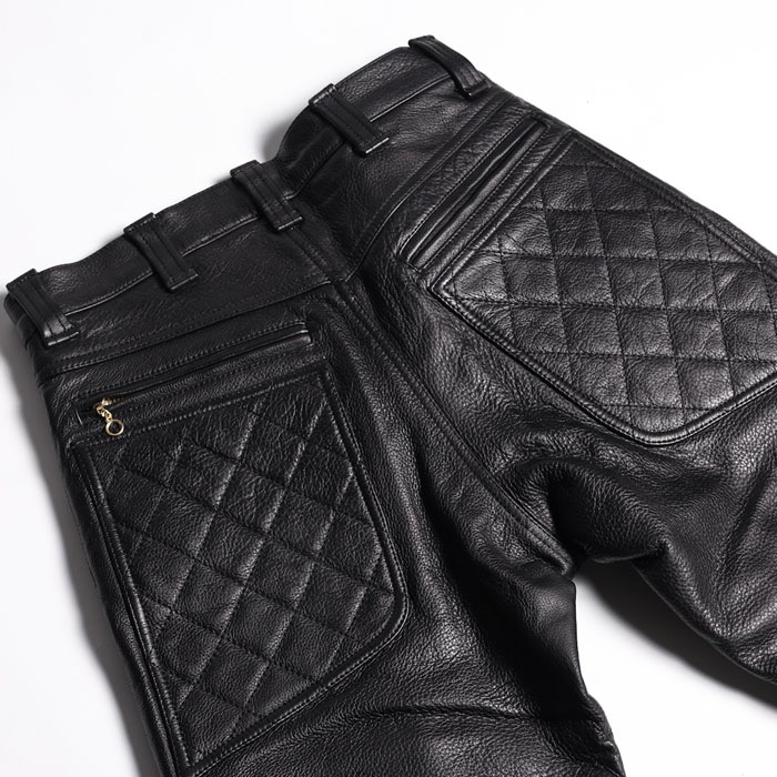 LONG RIDER PADD LEATHER PANTS