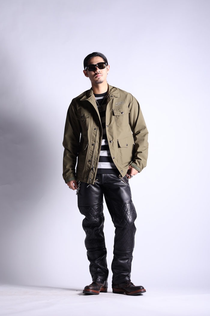 LONG RIDER PADD LEATHER PANTS