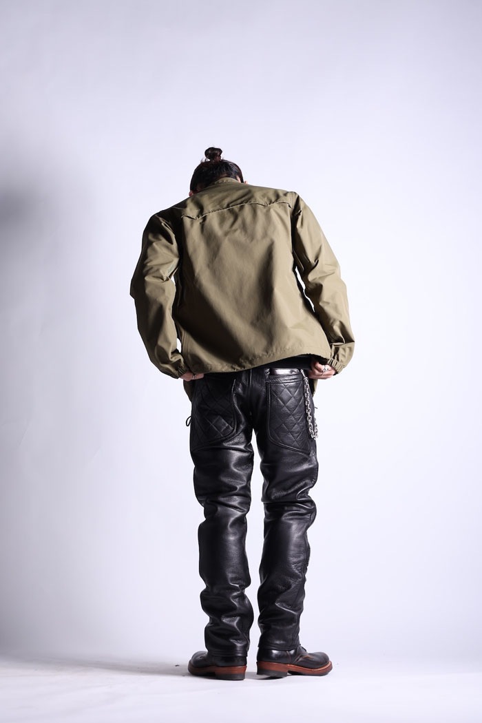 LONG RIDER PADD LEATHER PANTS