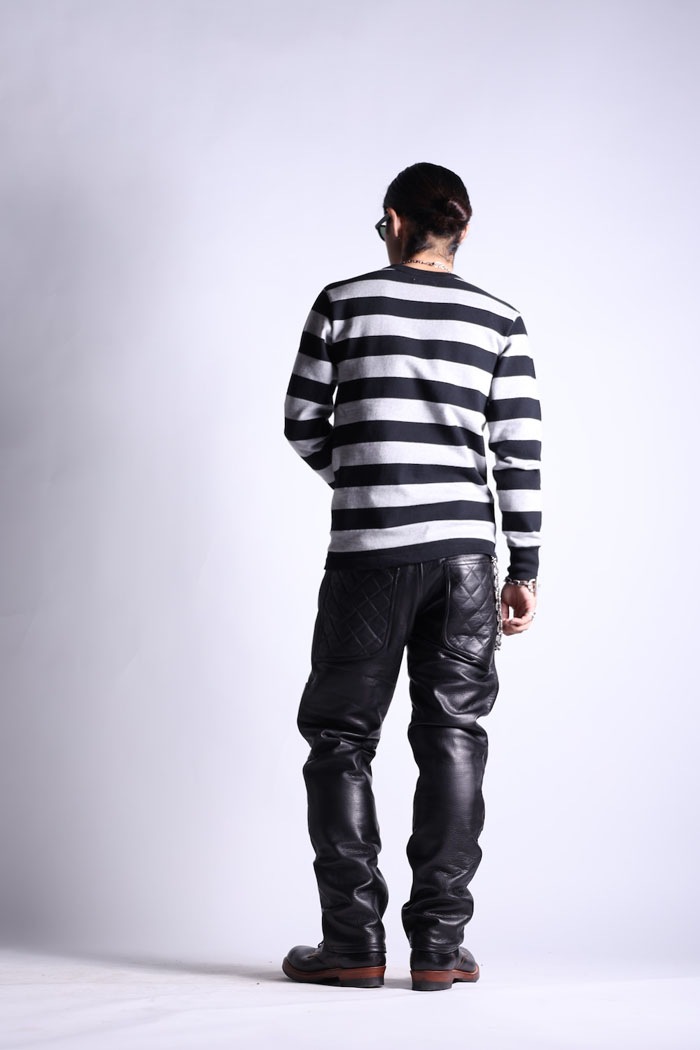 LONG RIDER PADD LEATHER PANTS