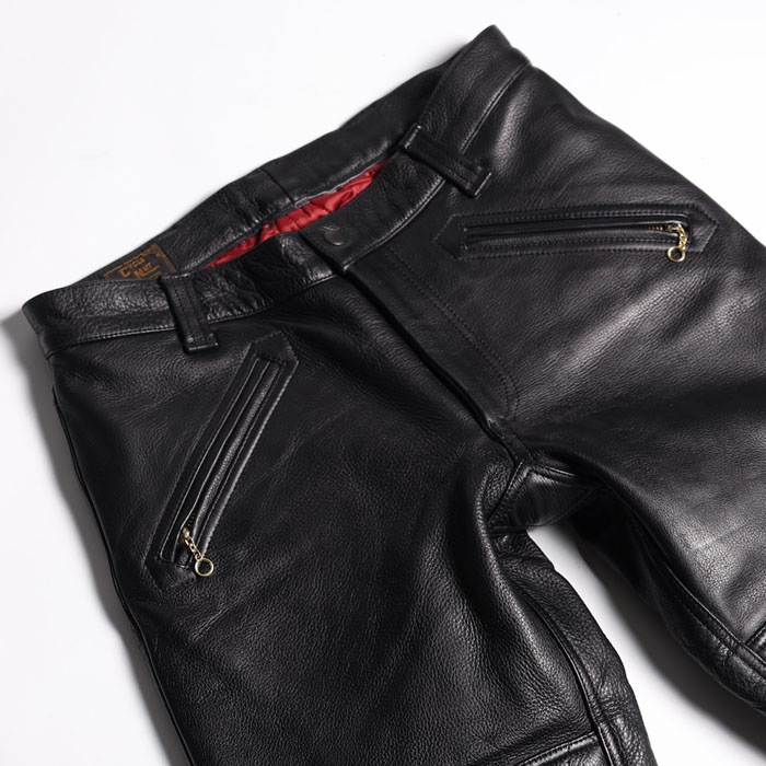 LONG RIDER PADD LEATHER PANTS