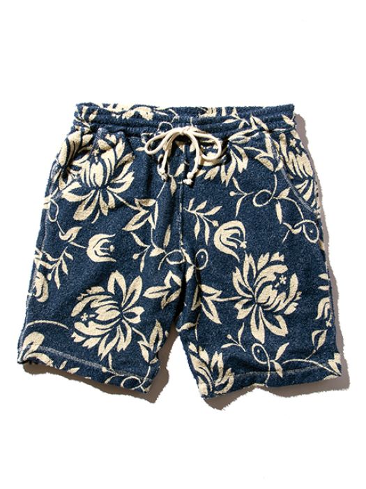 GDPT2303 RETRO FLOWER PILE SHORTS