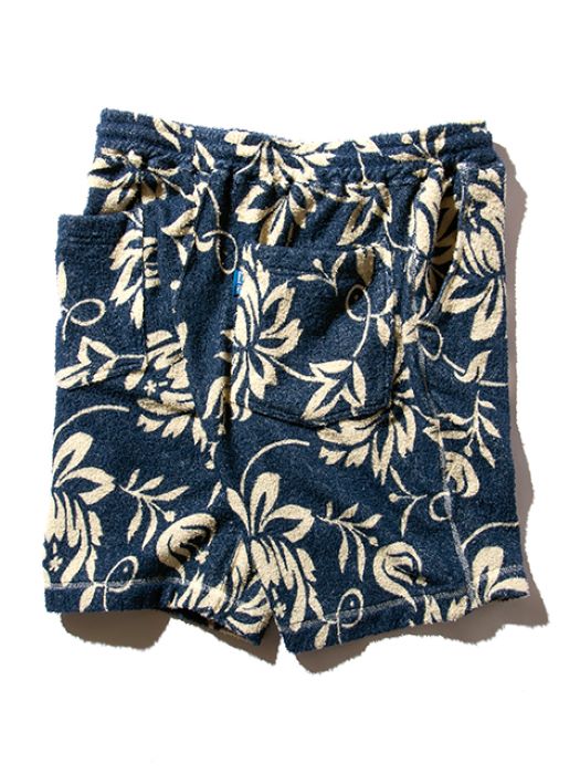 GDPT2303 RETRO FLOWER PILE SHORTS